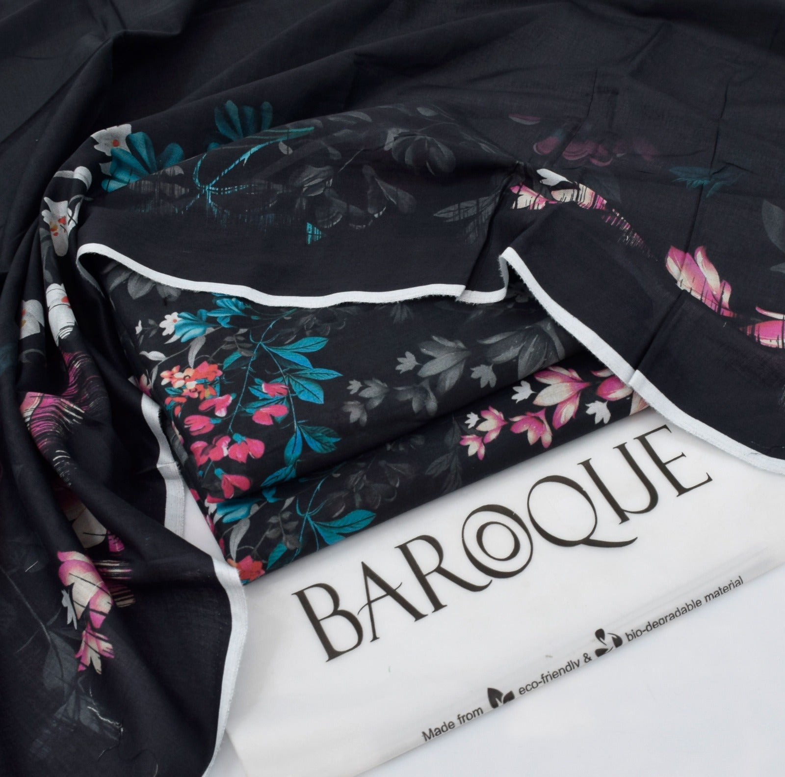 Baroque 3PC Digital Lawn Suit – Summer Collection 2025 | 100% Original with Stamp